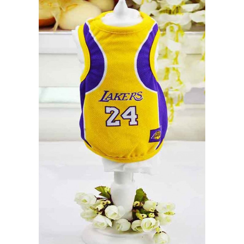 Maillot NBA pour chien - équipe Lakers basketball - Vêt'chien